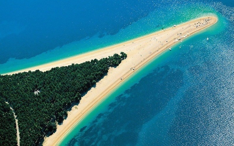 пляж золотой рог хорватия