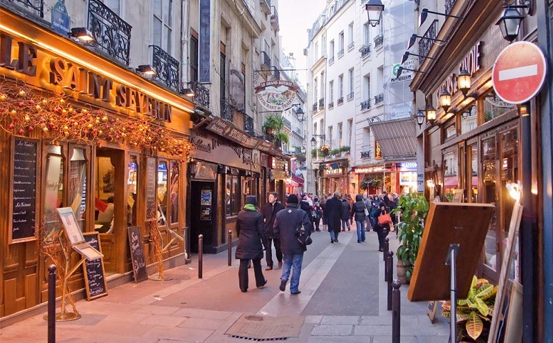 латинский квартал в париже