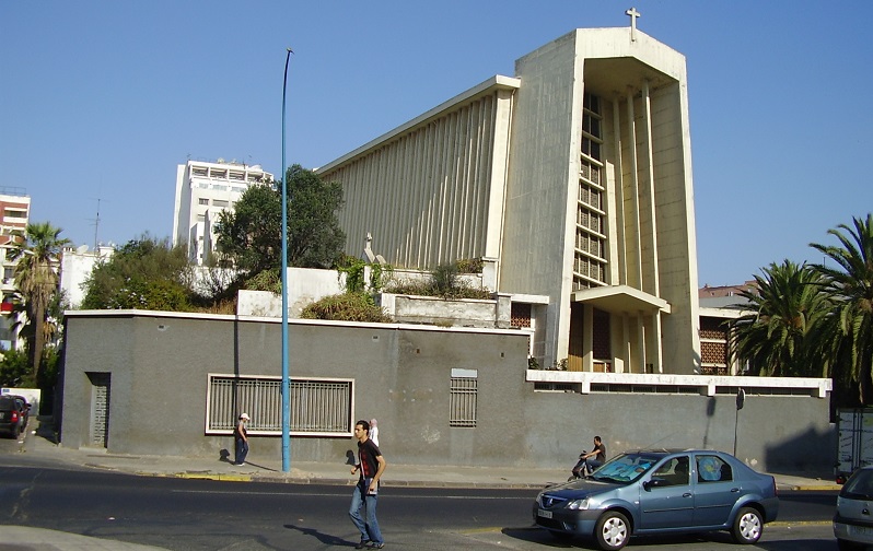 церковь нотр-дам-де-лурд в касабланке