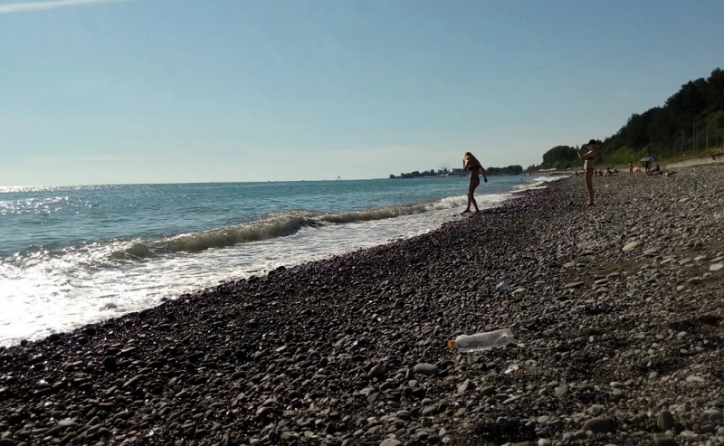 нудистский пляж лазаревское - солоники