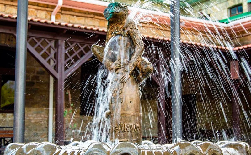 фонтан обезьянка абрау дюрсо