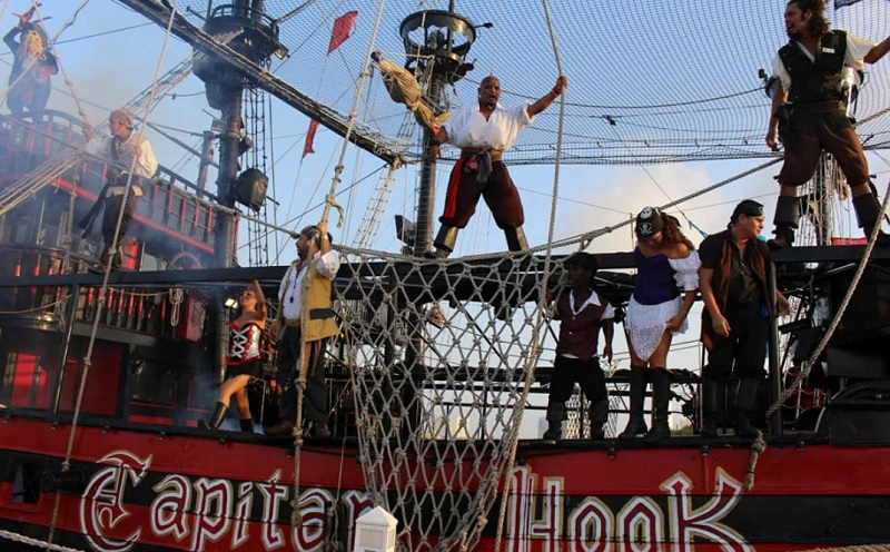пиратская вечеринка на корабле капитан крюк