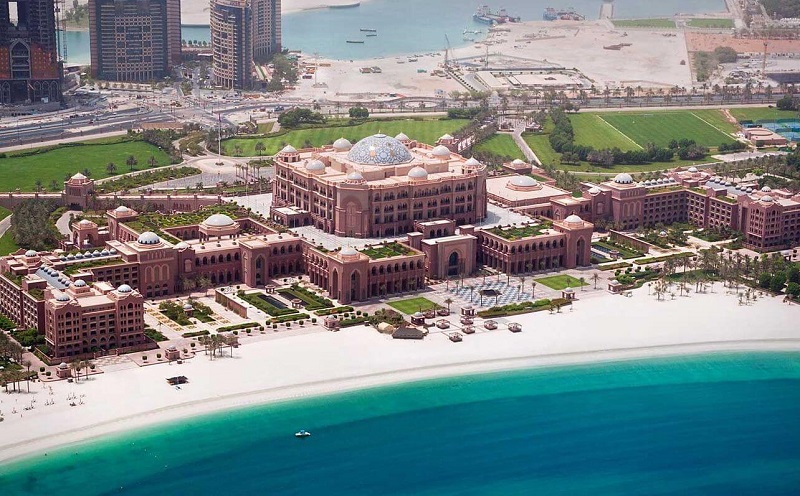 пляж отеля emirates palace