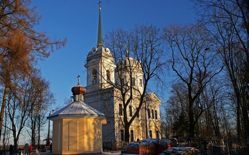 церковь екатерины и рождества пресвятой богородицы павловск