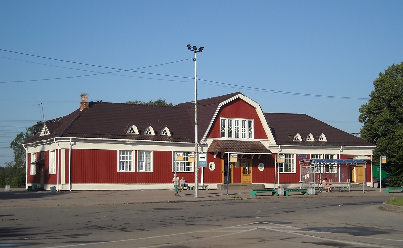 здание железнодорожного вокзала станции приозёрск