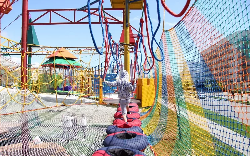 детский веревочный парк funград