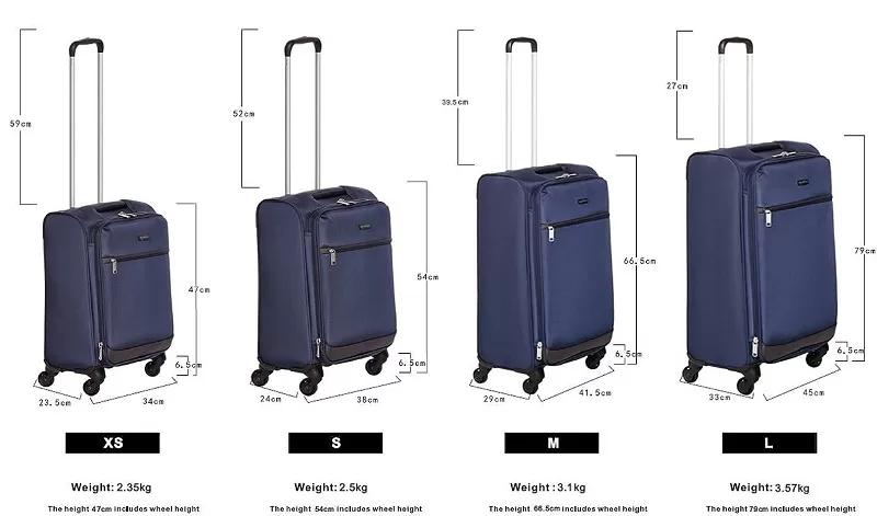 размер чемодана